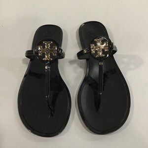 Women’s Tory Burch Black Mini Miller Jelly Sandal Size 9M